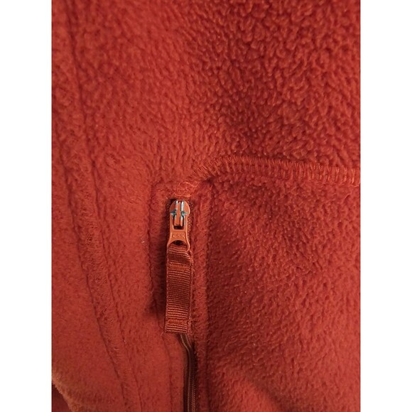 Skylar Full Zip Fleece Jacket Women's Size Large Red Cozy Sherpa Style - Picture 6 of 7